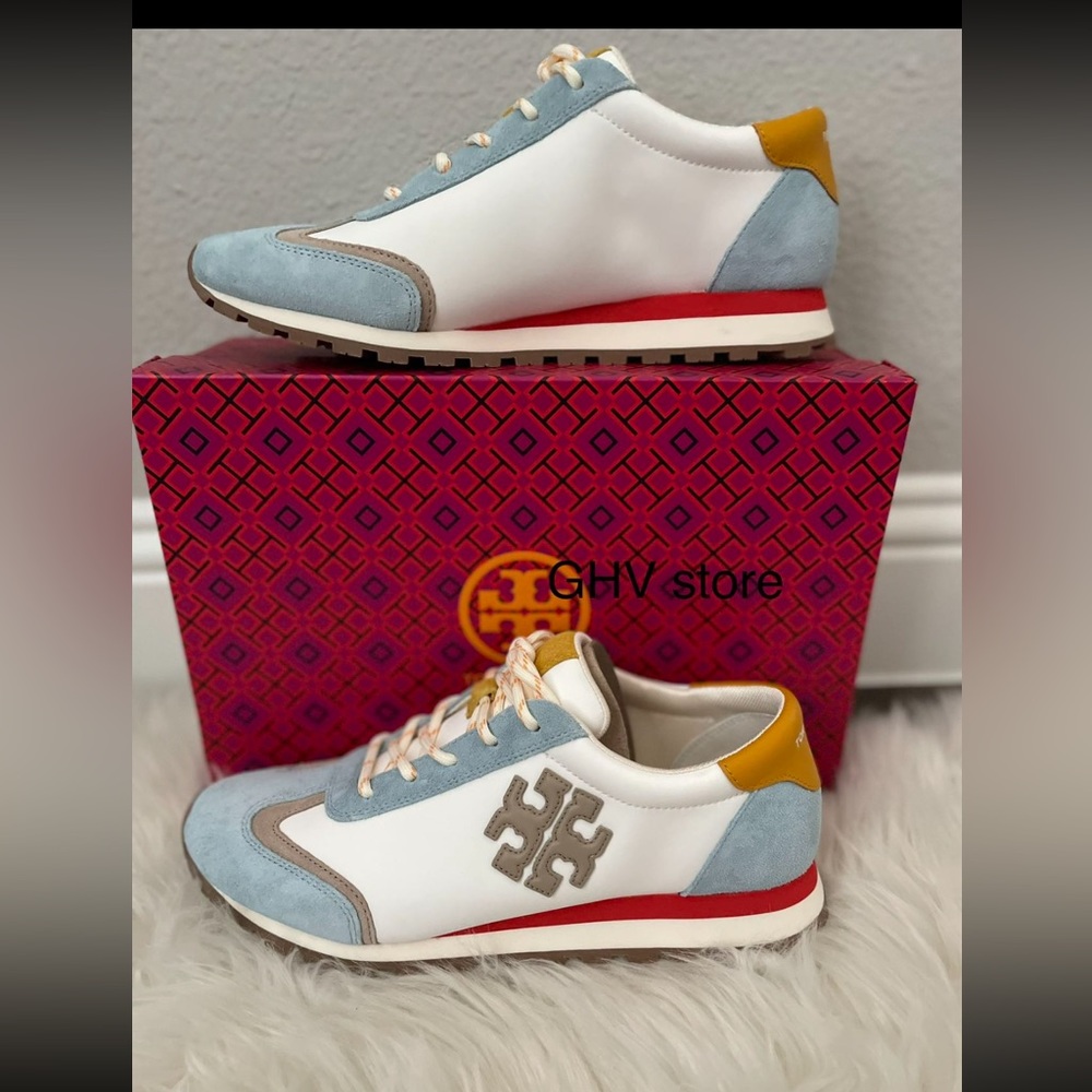 Tory Burch Vintage Nylon Training Sneaker Shoes